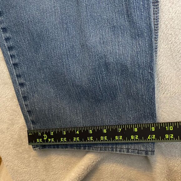 Carhartt Men's Jeans 42x30 Hemmed to 42x25 Relaxed Fit Blue Straight Leg - Picture 6 of 13